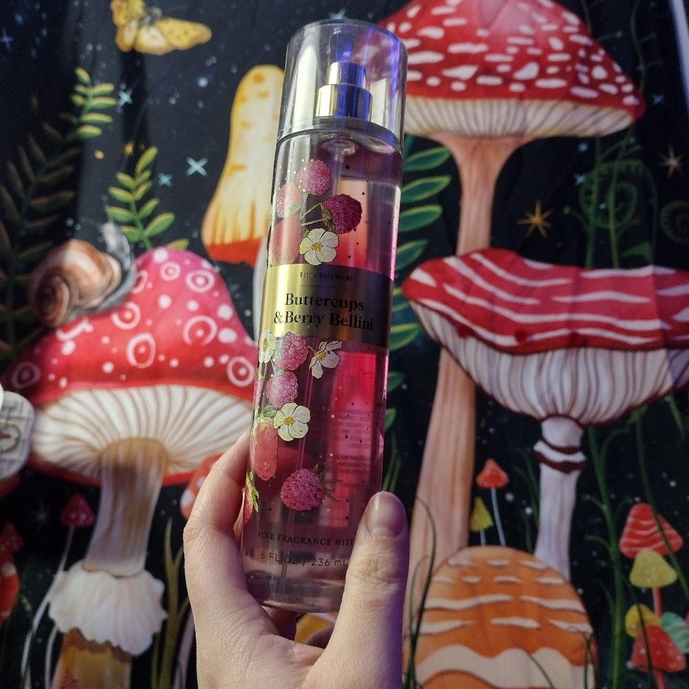 Bath & Body Works buttercups and Berry Bellini